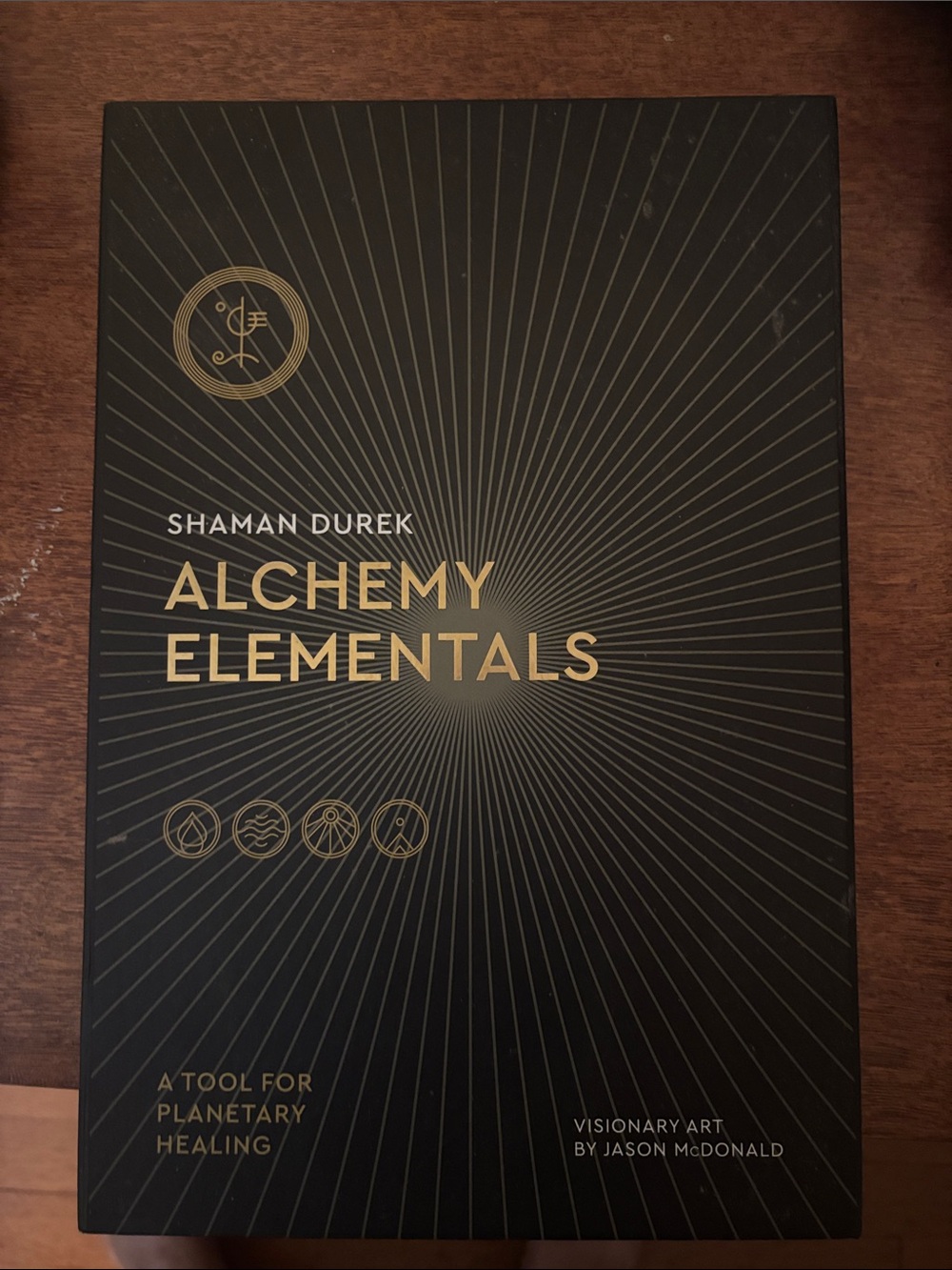Shaman Durek Alchemy Elementals Deck — Black & Gold